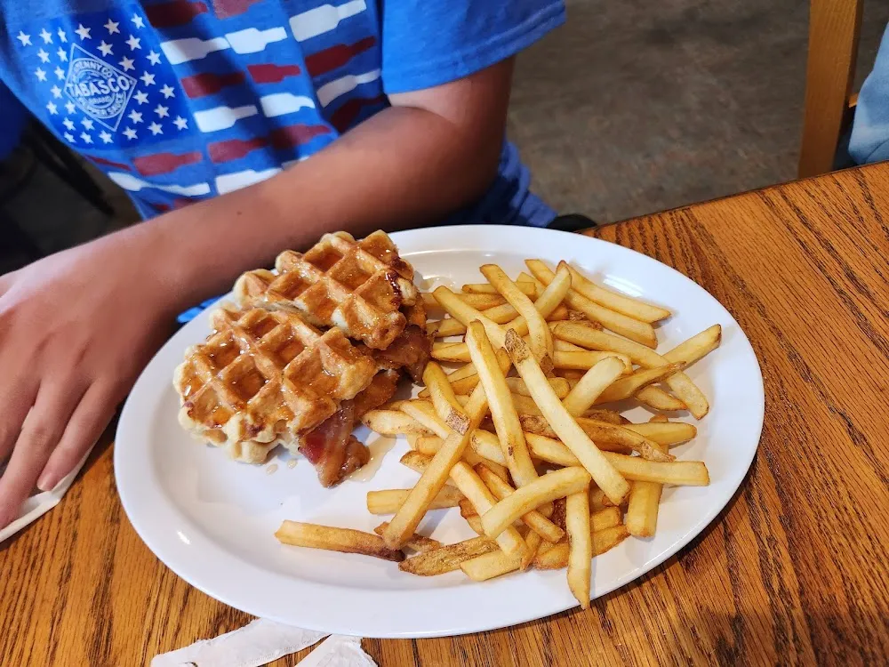 Chicken Waffle Sandwhich